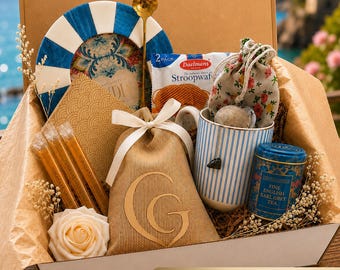Housewarming Coastal Experience Tea Gift Set, Wellness Care Package