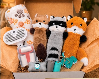 New Dog Owner Gift Box, Dog Adoption and Puppy Welcome Gift