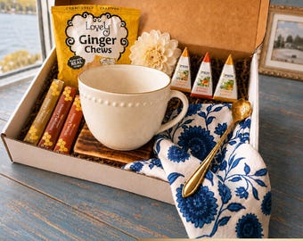 Lake House Tea Gift Box, Hostess and Weekend Getaway Gift