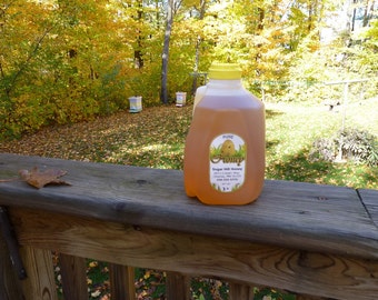 Sugar Hill Raw Honey 3lb Plastic Jug.