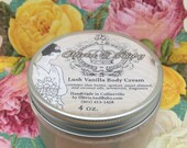 Lush Vanilla - Handmade Body Cream, Body Butter