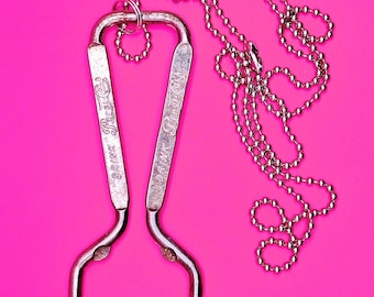 Cool Vintage 1940s Pepsi Cola bottle opener necklace
