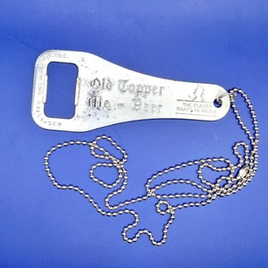 Cool Large Vintage 1950s Old Topper Ale-Beer bottle opener necklace