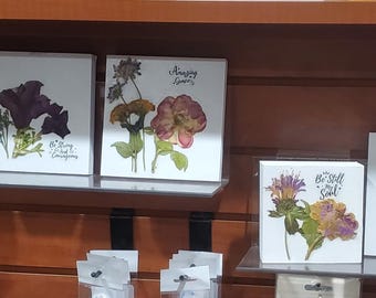 Pressed Flower Plaque
