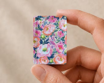 Vibrant Peony American Mahjong Tile Set, Chinoiserie Florals, Classic Chinese Charachters, Gift Set