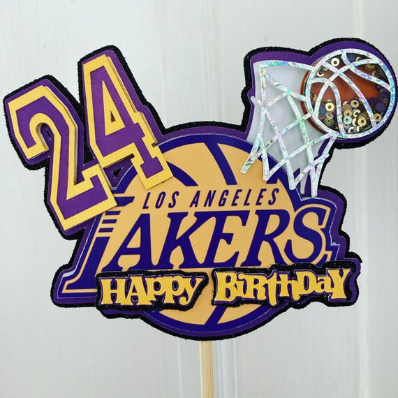 Basketball Topper Lakers inspired Topper Kobe Bryant Cake | Etsy Basketball Topper Lakers inspired Topper Kobe Bryant Cake | Etsy