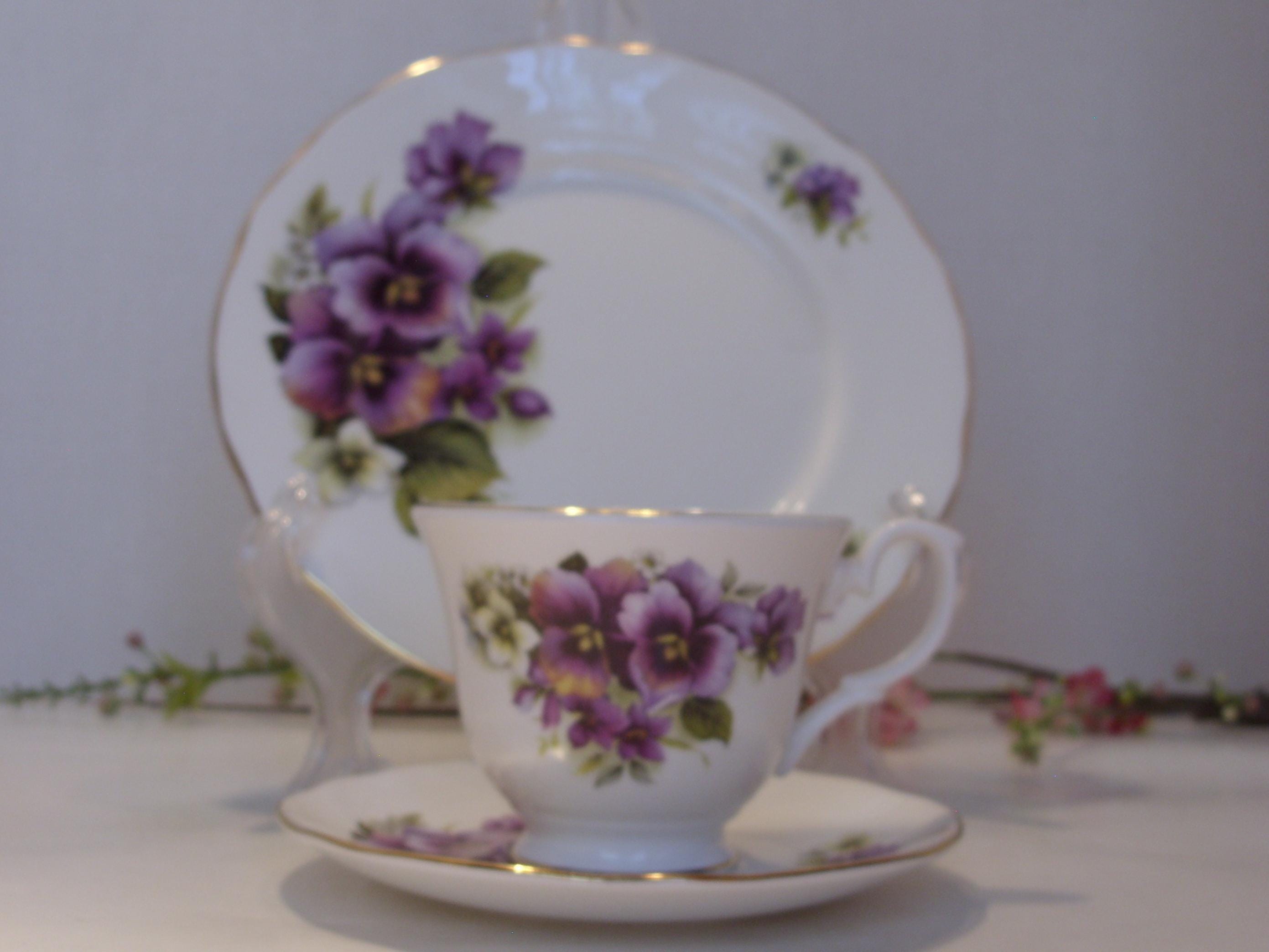 Purple Pansies China - Etsy - Page 2