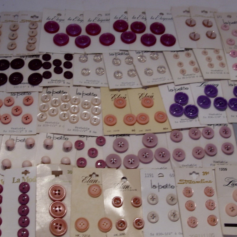 Card With Buttons - Etsy