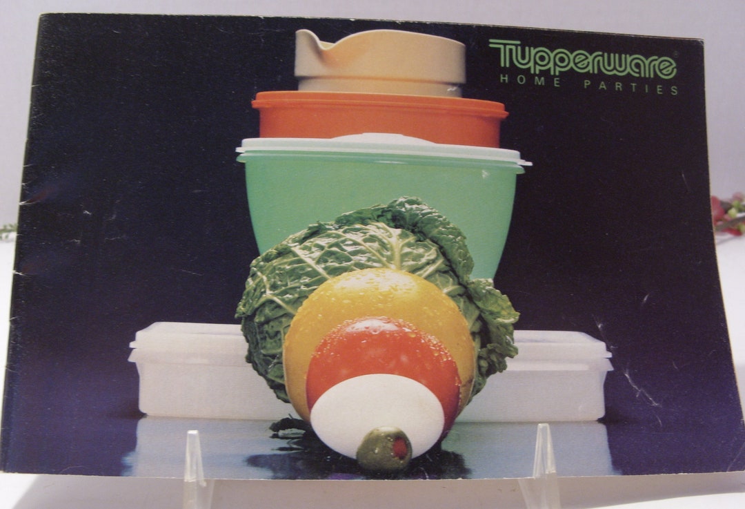 Vintage 1980 Tupperware Home Party Catalog Kitchen Resource Guide Etsy
