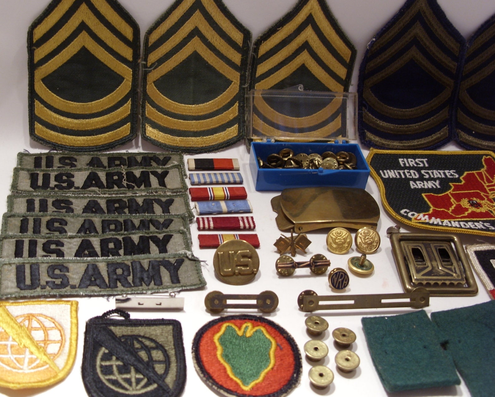 Korean War Army Patches Ribbons Buttons Chevrons Etc. Lot | Etsy