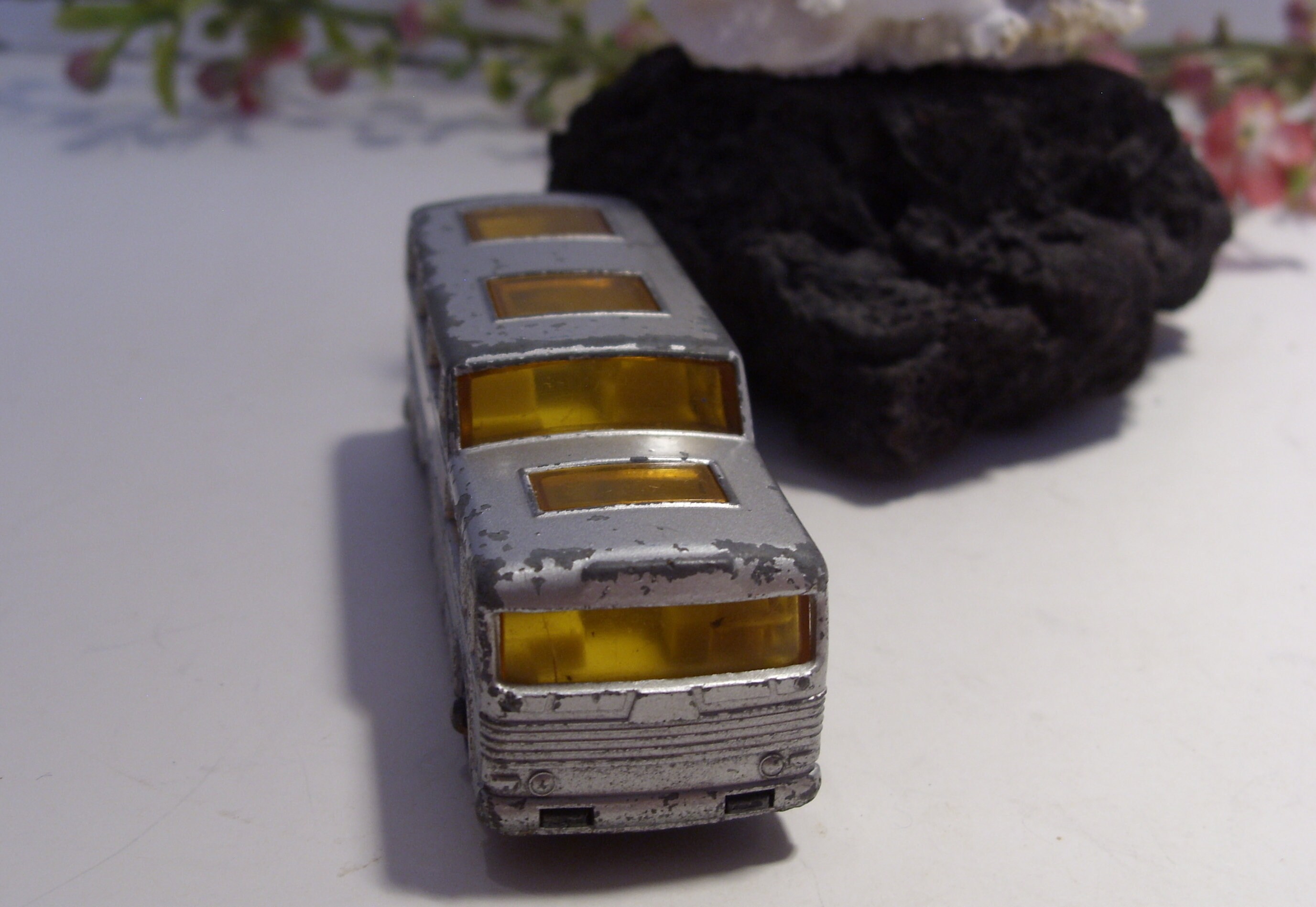マッチボックス スーパーファースト No.66 グレイハウンドバス 新品同様 MATCHBOX VINTAGE LESNEY NO. 66 GREYHOUND COACH BUS 1968 MADE