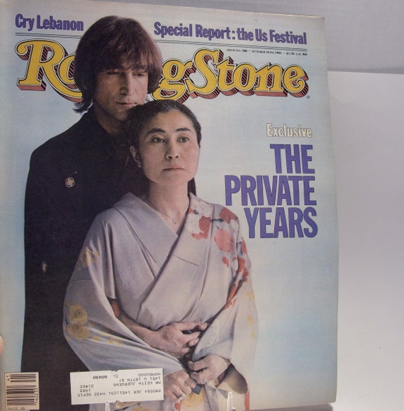 Rolling Stone Magazine Issue No. 380 October 14, 1982 John Lennon