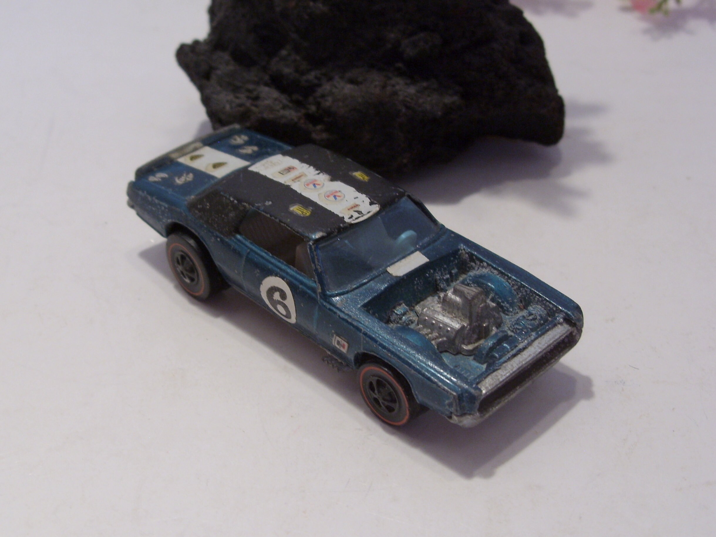 Vintage 1969 Hot Wheels TNT Bird - Blue Redline Wheels T-bird - Etsy
