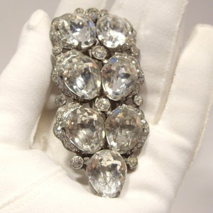 Eisenberg Original Art Deco Rhinestone Dress Clip