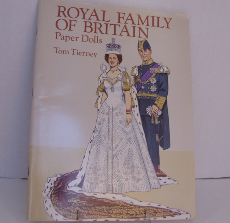 Royal Family of Britian Paper Dolls by Tom Tierney Includes Etsy