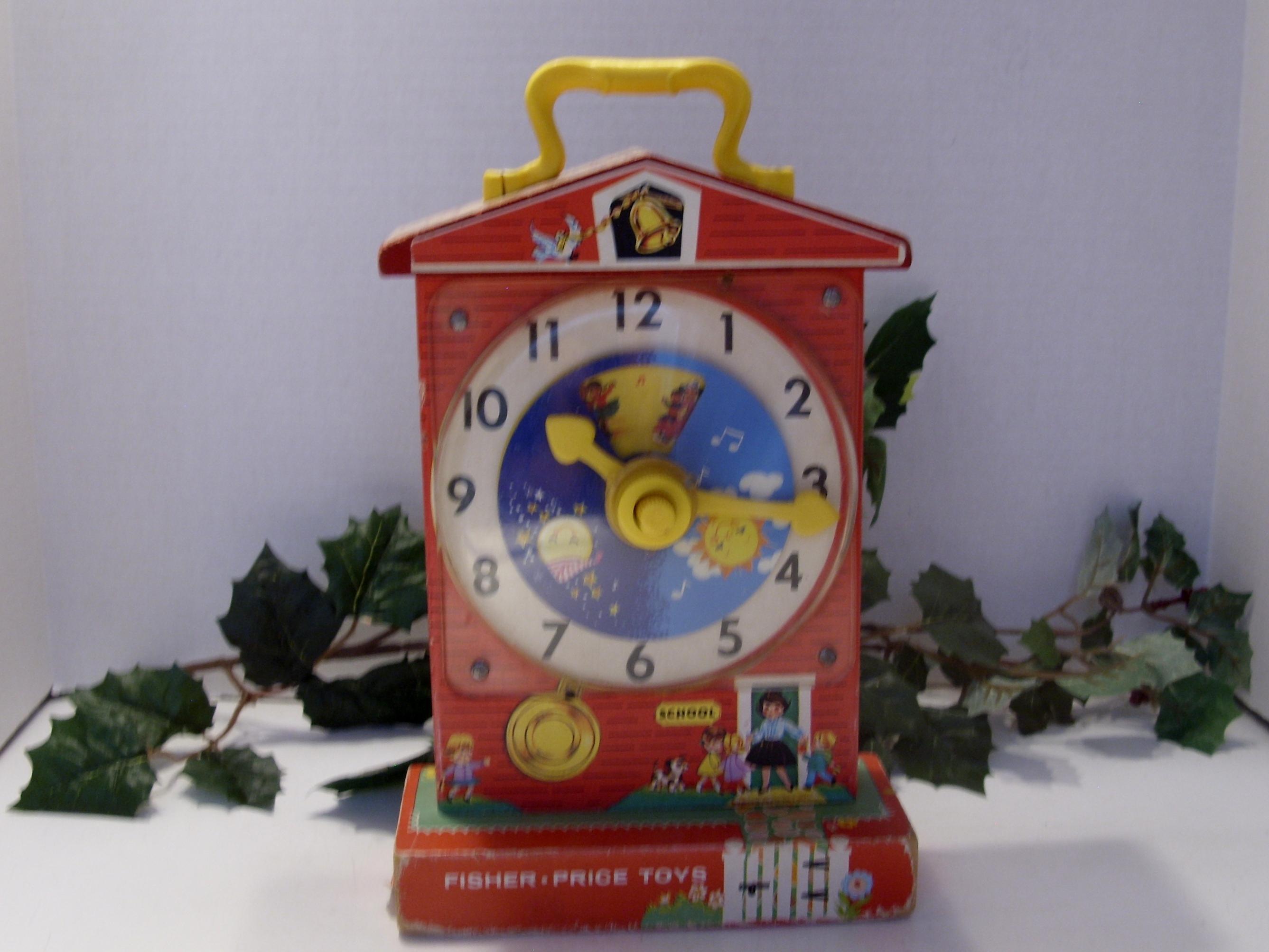 Vintage 1960's Fisher Price Music Box Teaching Clock - Etsy