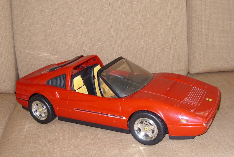 Barbie Red Ferrari Convertible Car Made by Mattel Vintage | Etsy