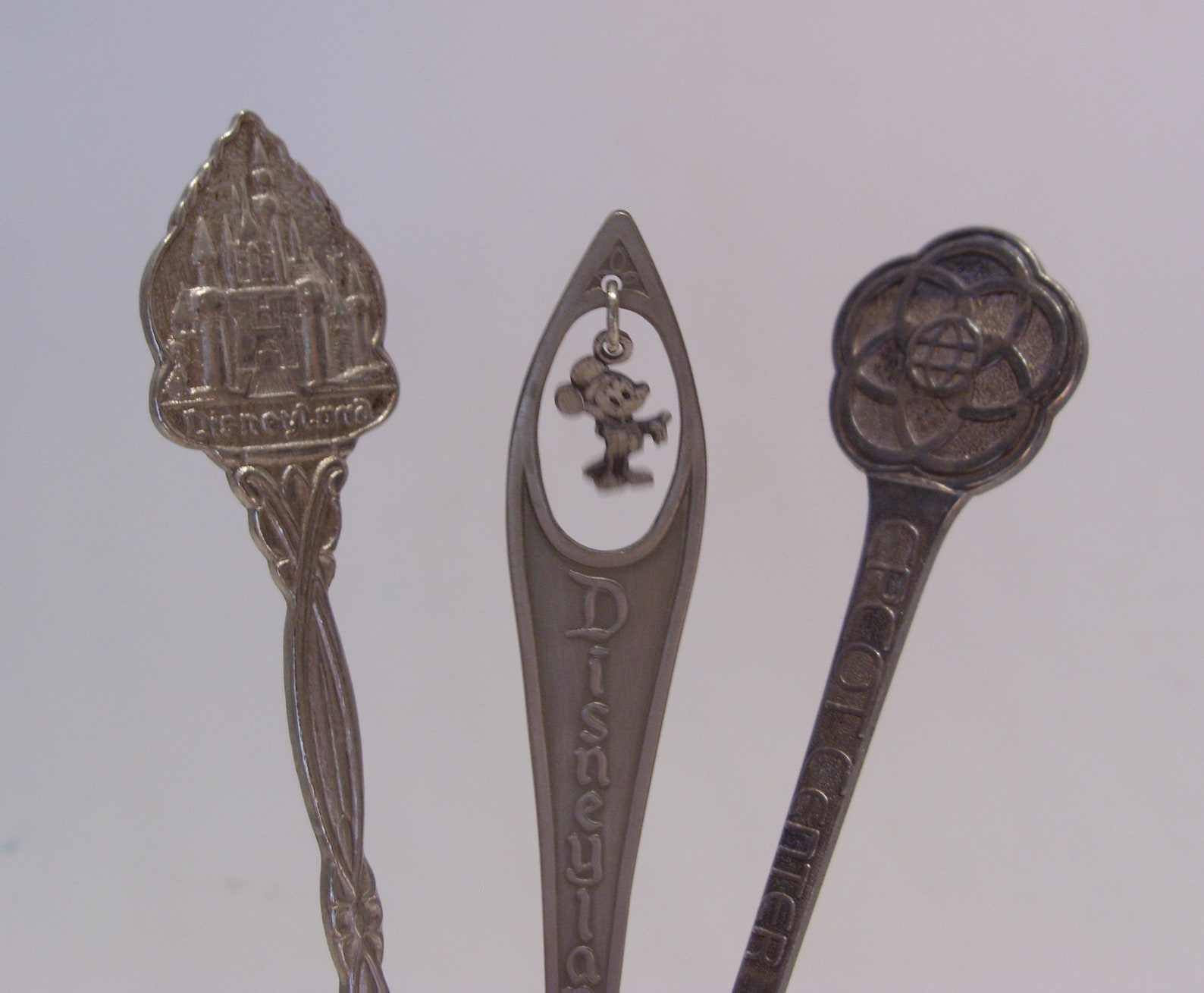 Collectible Disneyland and Epcot Vintage Souvenir Spoons Group Etsy