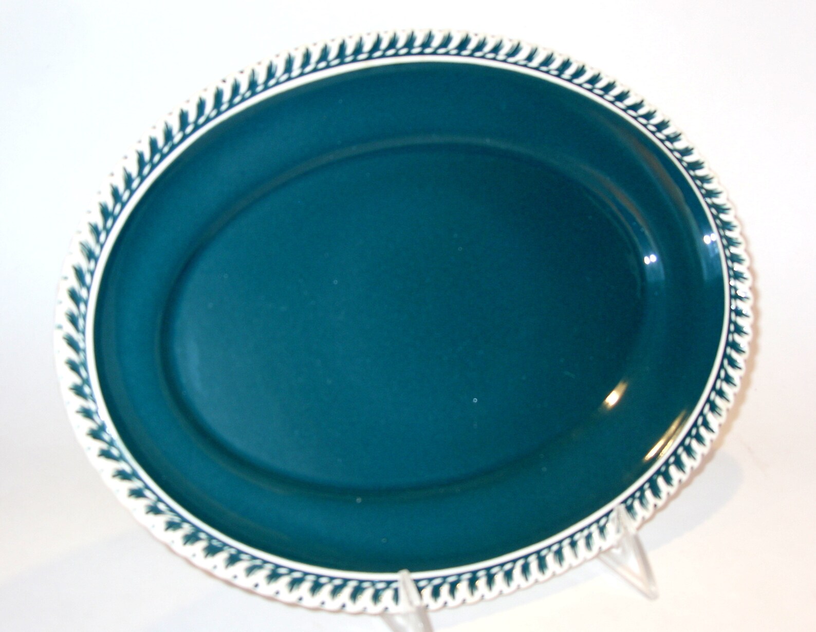 Harkerware Corinthian Pattern Oval Platter 11 3/4 Dark Etsy