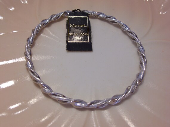 【VINTAGE】MONET NEWYORK バングル SILVER×GOLD VINTAGE】MONET NEWYORK バングル すすぎ SILVER×GOLD