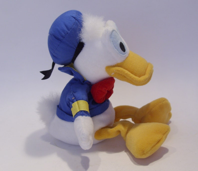 Donald Duck Bean Bag Plush Stuffed Toy Vintage Walt Disney Etsy