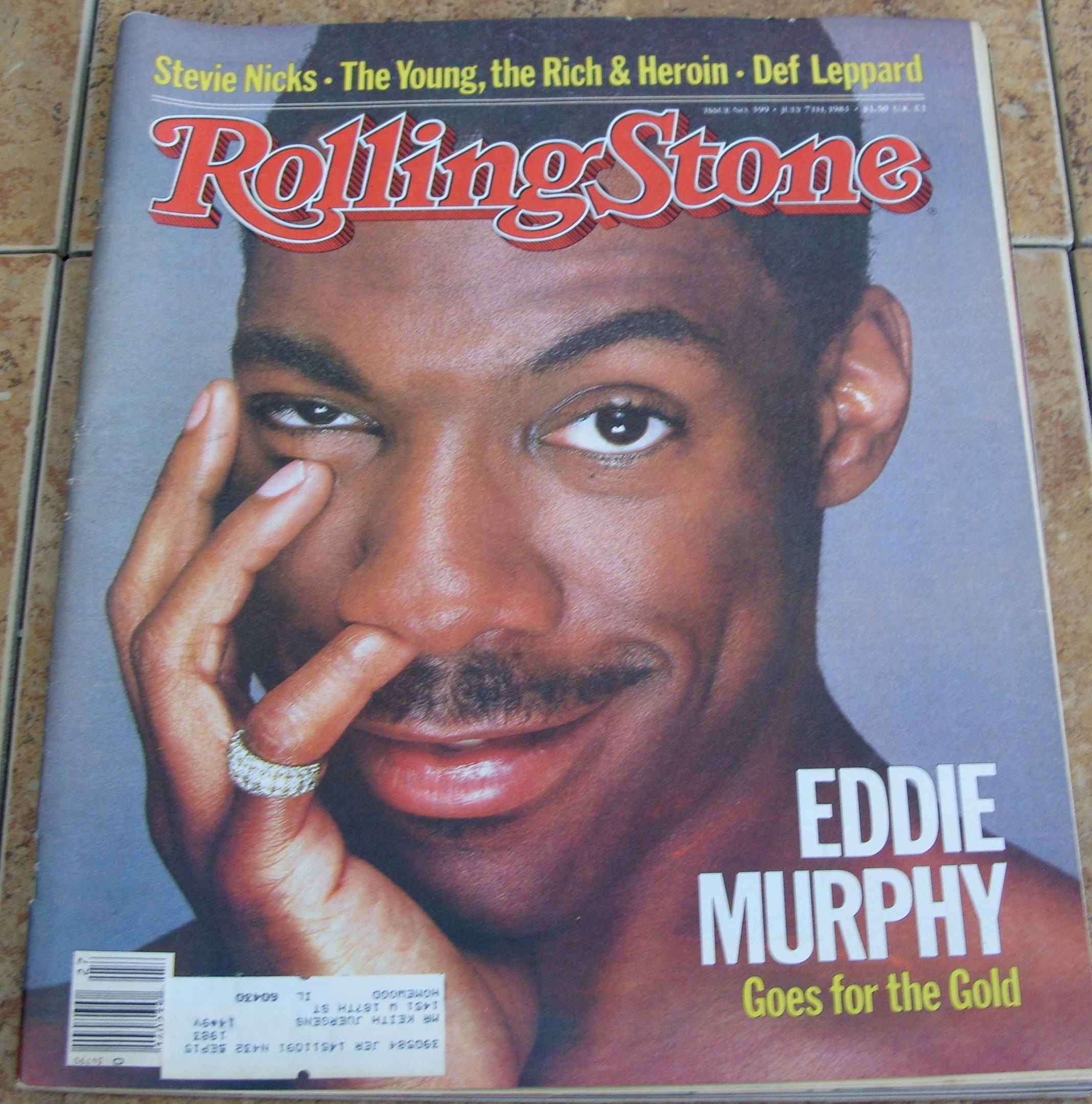 Rolling Stone Magazine Eddie Murphy Issue No. 399 July 7 Etsy Canada