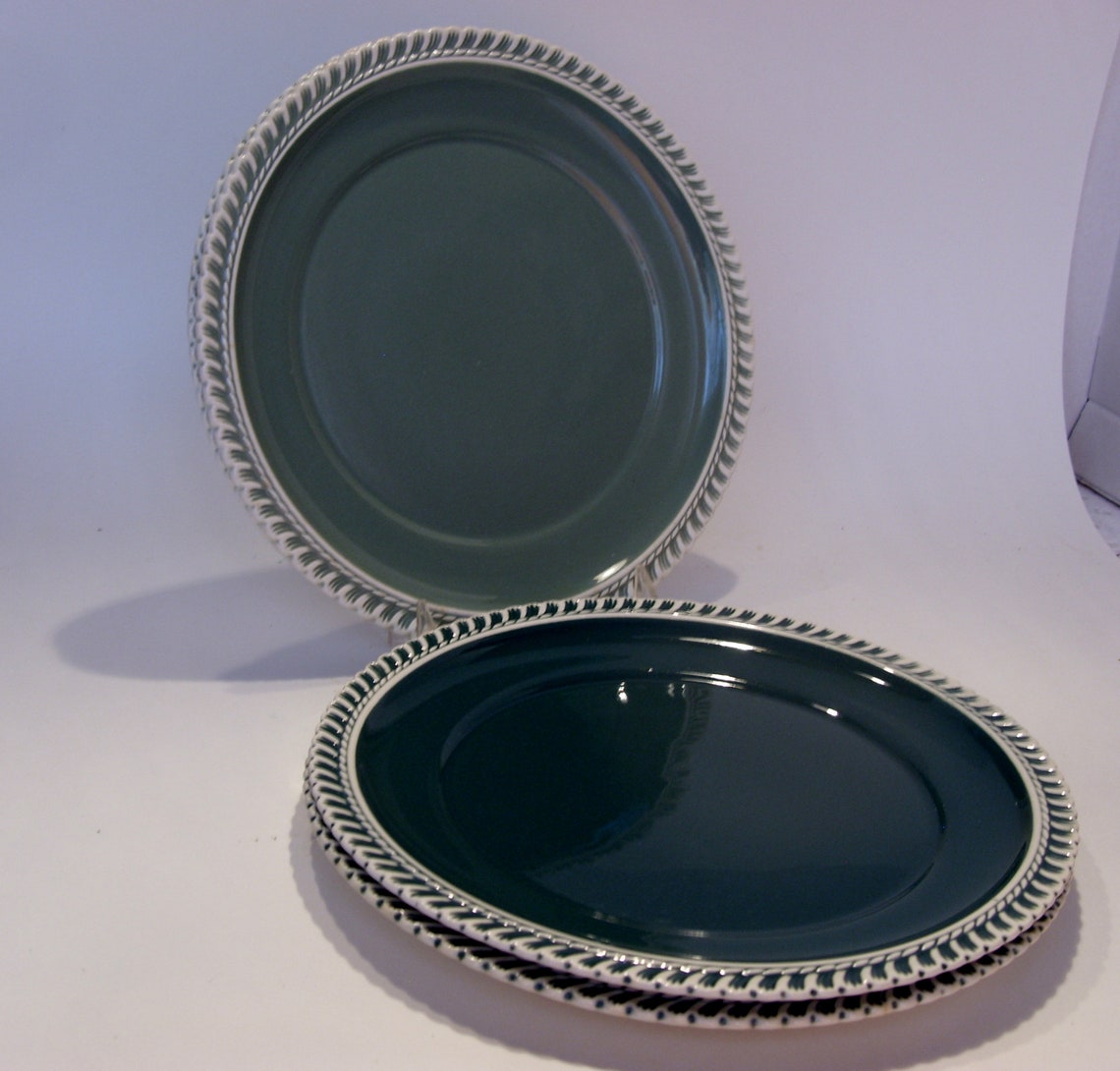 Harkerware Corinthian Pattern Set of Four 9 1/4 Luncheon Etsy