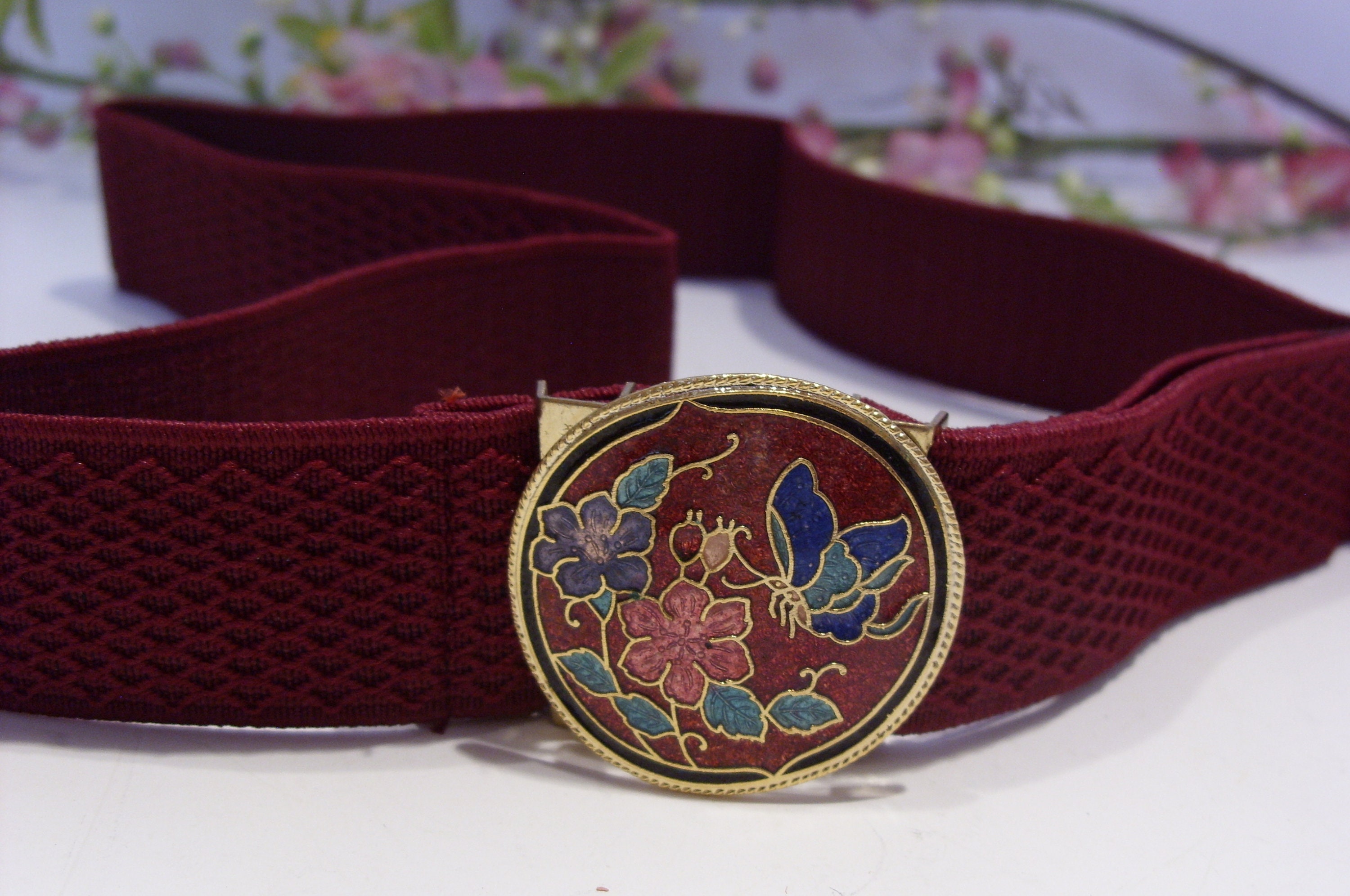 Cloisonne Belt - Etsy
