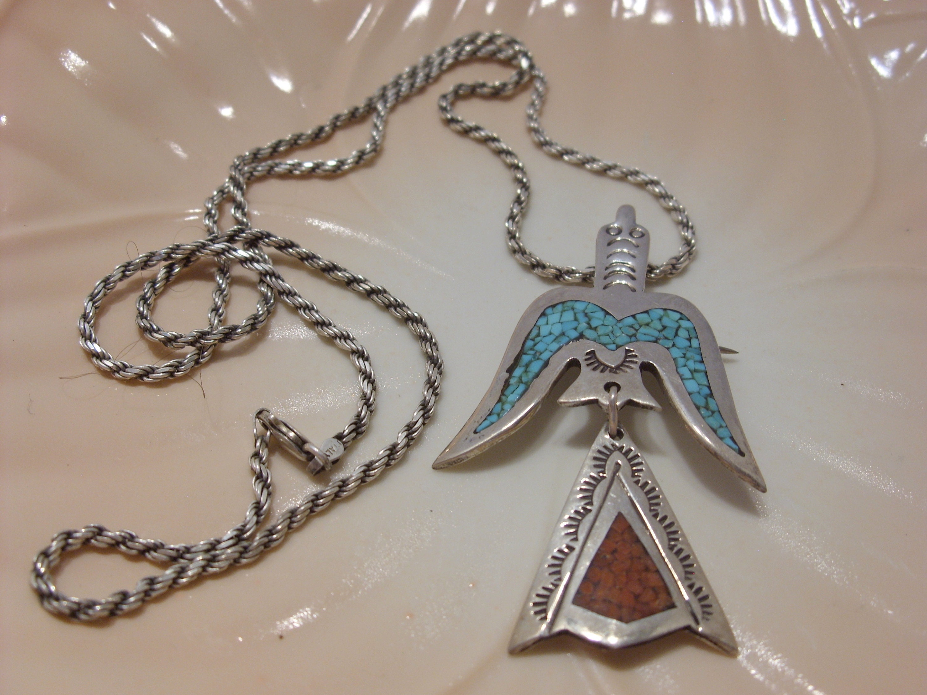 Thunderbird Brooch - Etsy