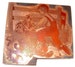 Large Antique Copper Engraved Printing Block, Little Boy in Overalls by Fence,  Great Piece, Great Gift 