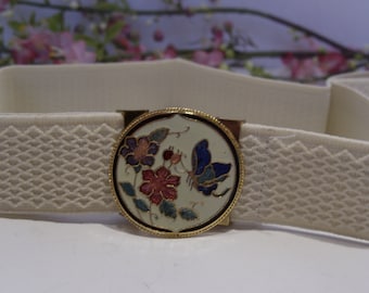 Wholesale- 5 Cloisonne Buckle Elastic Adjustable Belts  display picture 1