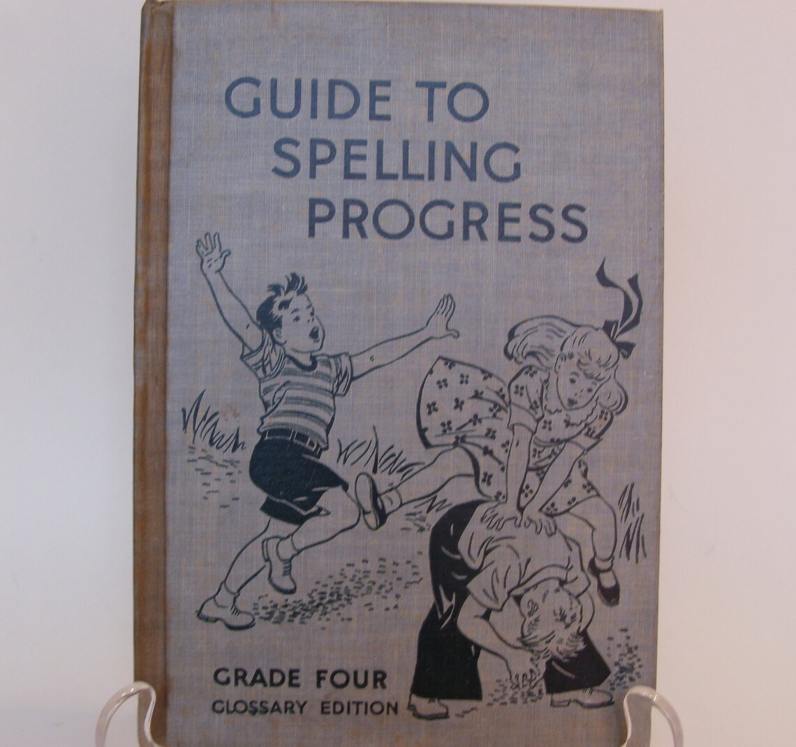 Guide to Spelling Progress Book Grade Four Glossary Edition Etsy