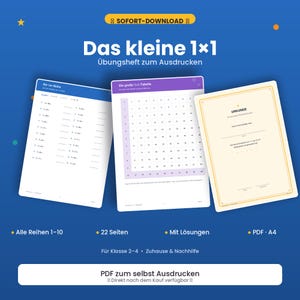 Oefenboekje vermenigvuldigingstabellen (pdf) | Printbare werkbladen vermenigvuldigingstabellen | Wiskundeboekje voor groep 2 t/m 4 van de basisschool | Direct downloaden