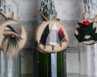 Birchwood Nordic Christmas Ornaments 3pc Set