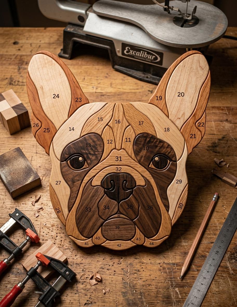 Scroll Saw Bulldog - Etsy