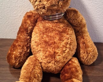 Rare Gund Plush Brown Teddy Bear Doodle 15047 Stuffed Animal 11”
