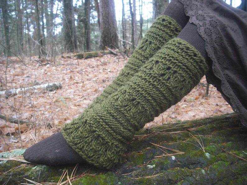 WOOL Leg Warmers Knit Leg Warmers Women's Leg Warmers Etsy