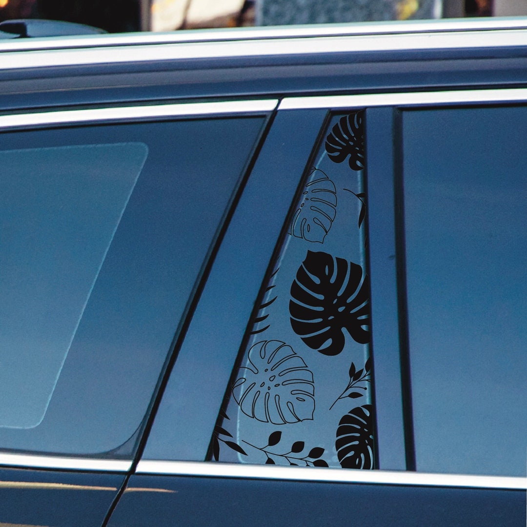 Monstera Leaves Bumper Sticker Car Decal Funny Sticker - Etsy