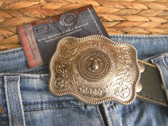 Mens belt buckles with initials top