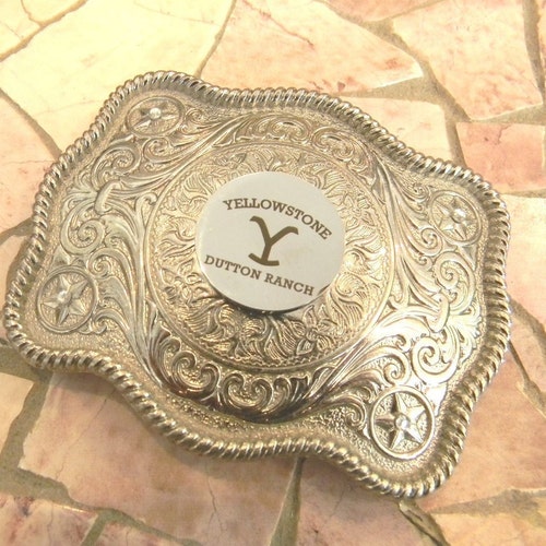 Yellowstone Dutton Ranch Belt Buckle Beth Dutton Rip Etsy