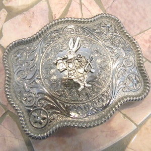 White Rabbit Belt Buckle, Alice in Wonderland, Disney Gift, Disneybound ...