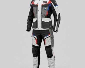 Traje de moto BMW Motorrad GS Rallye para hombre, traje de aventura, turismo, motociclista, Cordura, Enduro, protección CE, conjunto de 2 piezas, regalo para él.