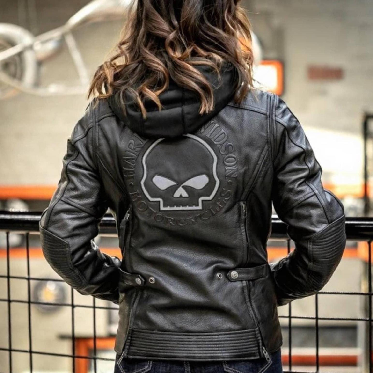 【マキタ】Harley-DavidsonライダースジャケットWillie Harley Davidson, Willie G Leather Jacket - Etsy