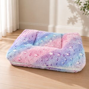 Pastel Pet Sleeping Mat Soft Dog Floor Bed Pad Multicolor