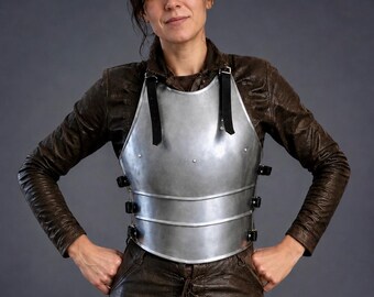 Steel Cuirass Medieval Breastplate, LARP Chest Armor, Medieval Chest Armor, Gothic Armor, Warrior Breastplate, Cosplay Armor
