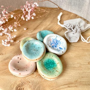 Große Grübelsteine Sorgensteine Handschmeichler Worry Stones aus Keramik