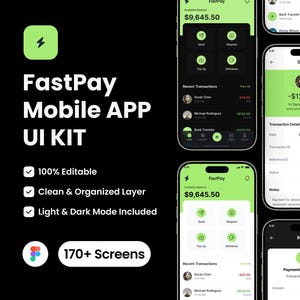 FastPay - Money Transfer App UI Kit