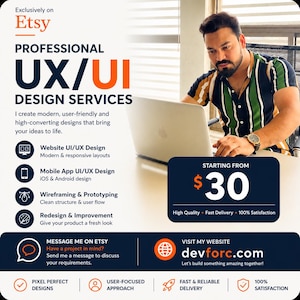 Professional UX UI Design | Website ui ux Design | Mobile App UI Design | Figma Website Design | Responsive Web Design