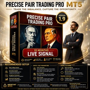 Precise Pair Trading Pro v1.9 Expert Advisor Market MT5