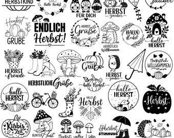 Herbst Plotterdatei Svg Bundle, Herbst Zuhause Svg, Hello Autumn Svg, German Autumn SVG,German Herbst svg, Kürbisspice Svg,Cricut&Silhouette